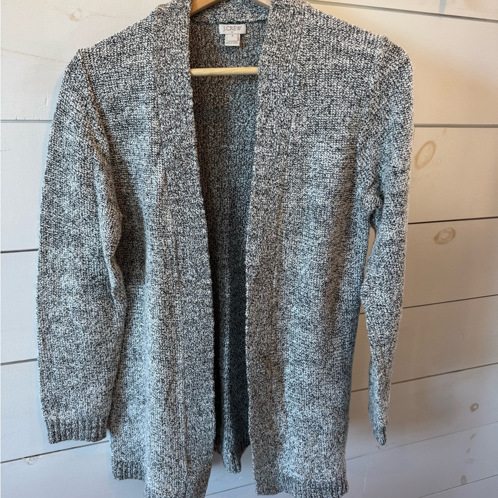 J. Crew Marled Cardigan- B&W
